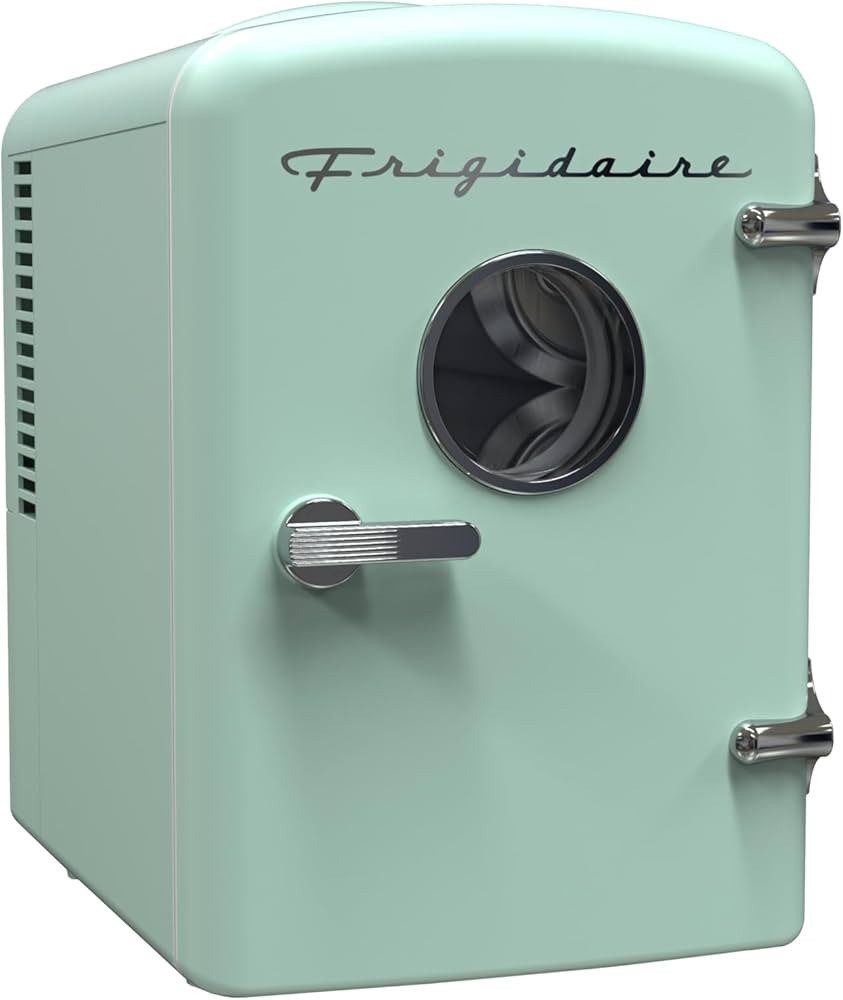 Frigidaire EFMIS129-MINT Mini Personal Fridge Cooler, 1 Gal Capacity fits Six Cans, Includes Plug... | Amazon (US)