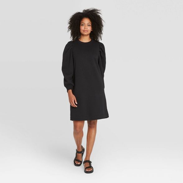 Women's Puff Long Sleeve Sweatshirt Dress - Prologue™ | Target