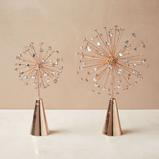 Metal Burst Tree Topper - Rose Gold | West Elm (US)