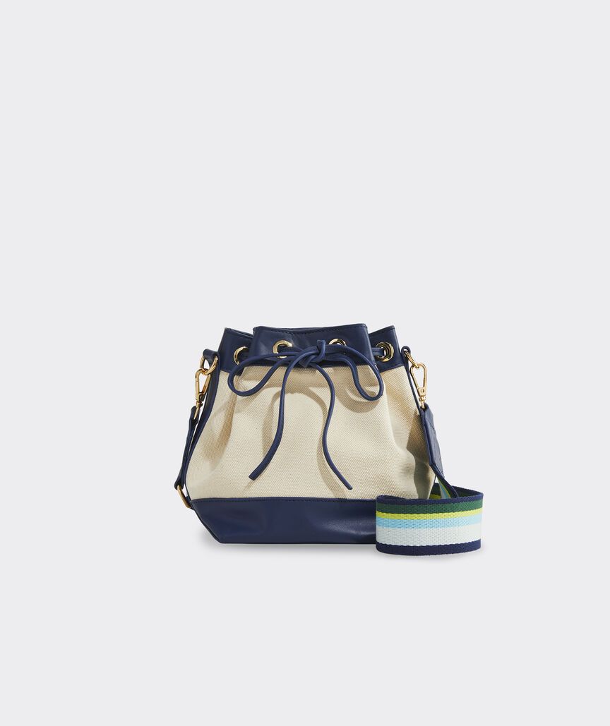 Heritage Strap Crossbody Bucket Bag | vineyard vines