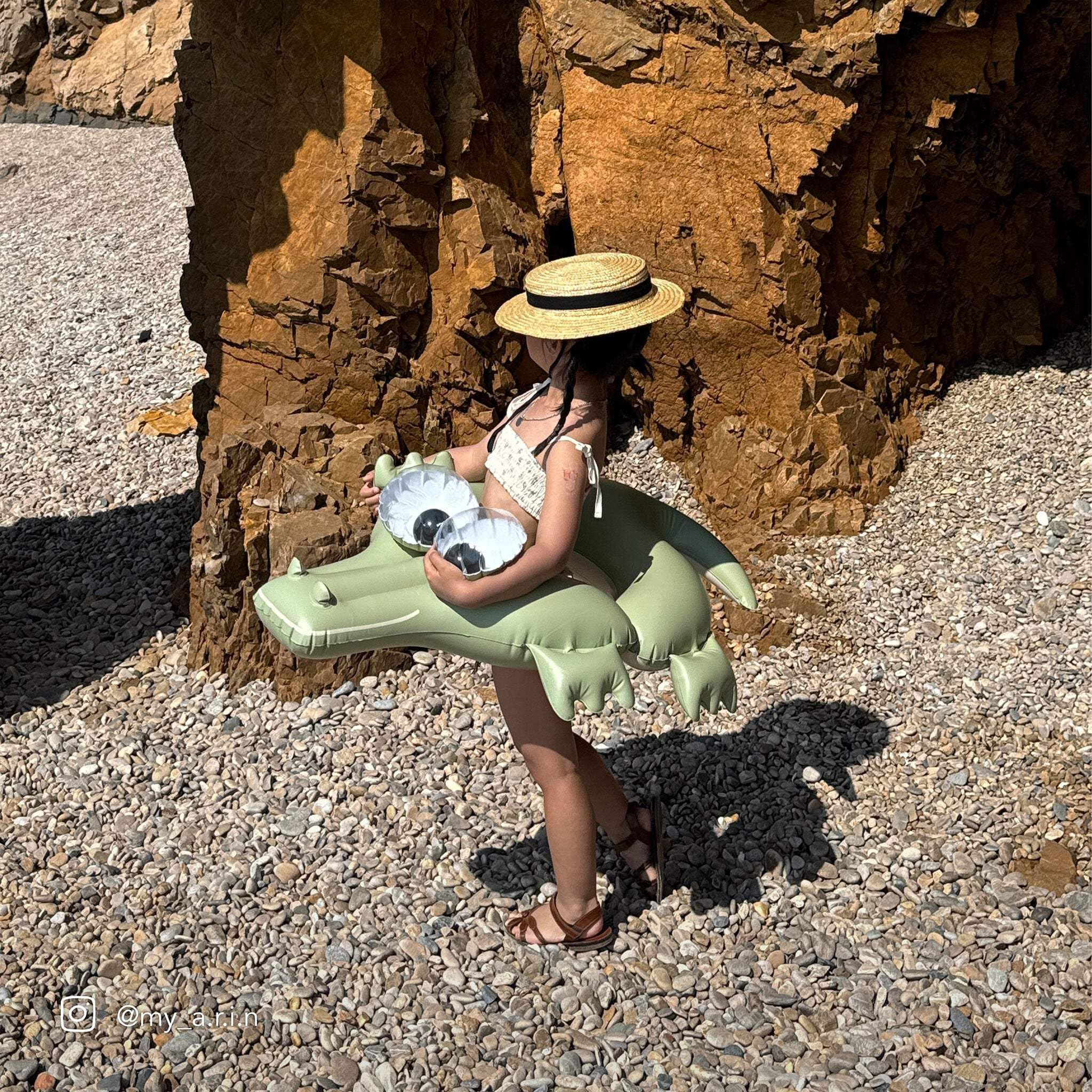 Kids Tube Pool Ring | Cookie the Croc Khaki | Amazon (US)