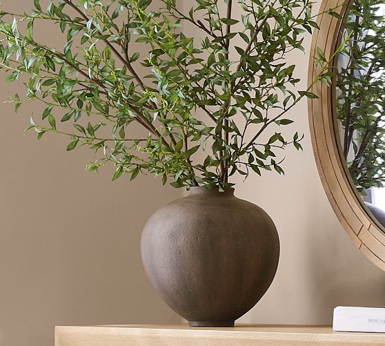 Faux Mini Green Leaf Branch | Pottery Barn (US)