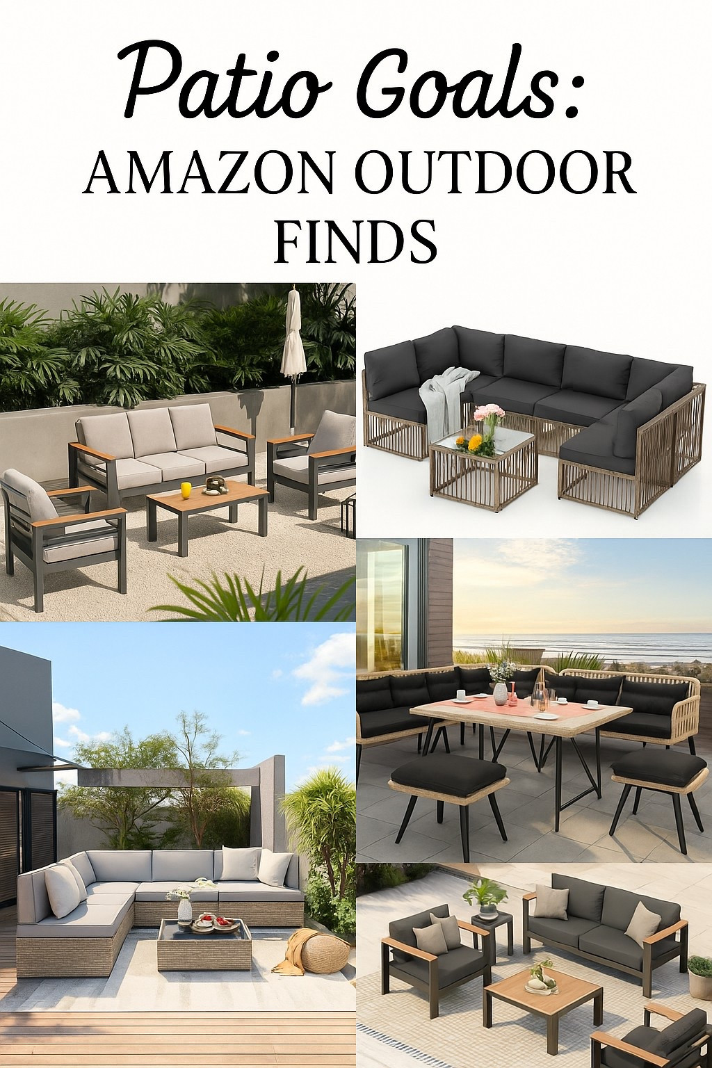 Get the luxe outdoor look for less with these Amazon patio furniture finds! Shop beautiful, durable outdoor sectionals, modern dining sets, and cozy seating must-haves that will instantly elevate your backyard or balcony.

#LTKSaleAlert #LTKHome #LTKSeasonal
