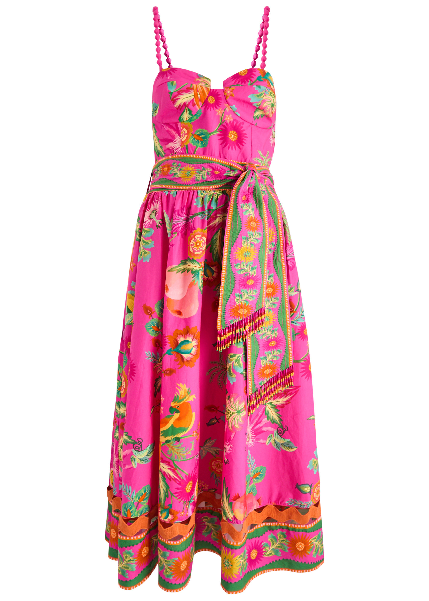 Fruit Garden printed cotton midi dress | Harvey Nichols