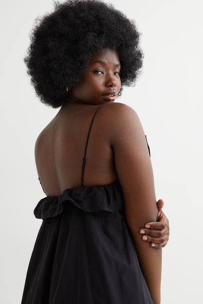 Flounce-trimmed dress | H&M (UK, MY, IN, SG, PH, TW, HK)