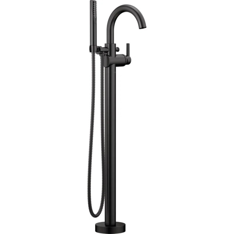 Trinsic Single Handle Floor Mounted Freestanding Tub Filler | Wayfair North America