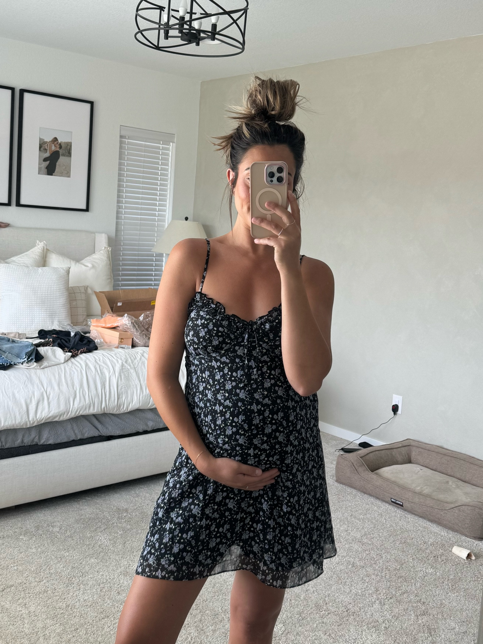 Cutest vici dress that works with or without a bump! 

#LTKMidsize #LTKBump #LTKFindsUnder50