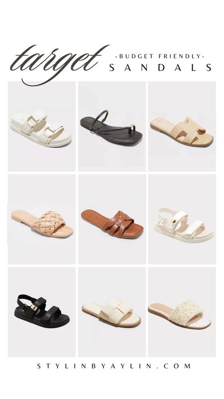 Budget friendly, Target sandals #StylinbyAylin #Aylin 

#LTKstyletip #LTKfindsunder50 #LTKshoecrush