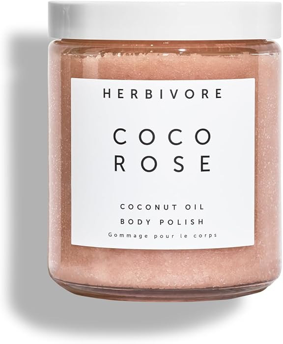 HERBIVORE Coco Rose Coconut Oil Body Polish | Exfoliating Body Scrub with Shea Butter | Smooths &... | Amazon (US)