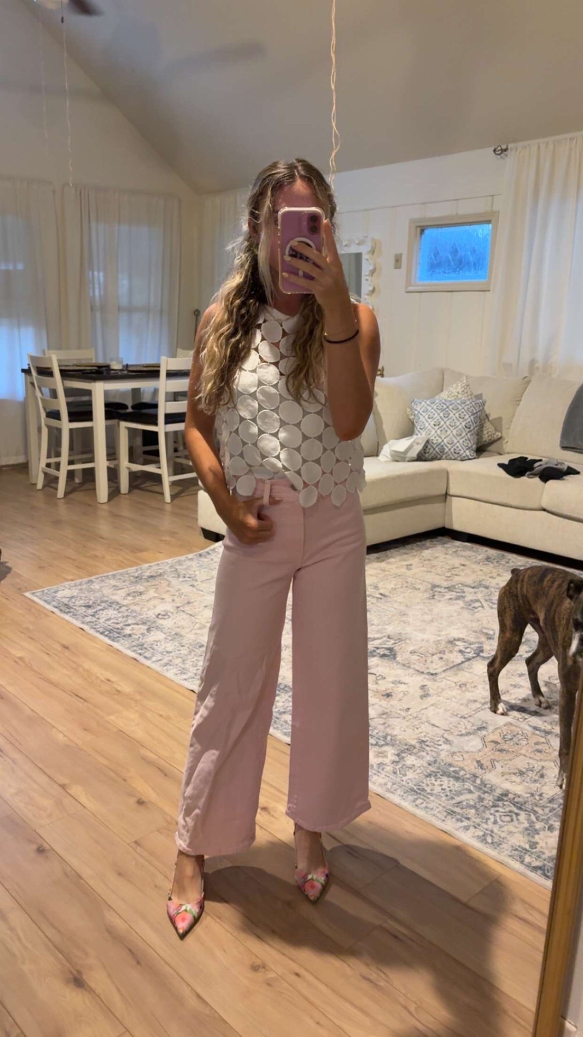 Shirt size small
Pants size 0

#LTKShoeCrush #LTKStyleTip #LTKSeasonal