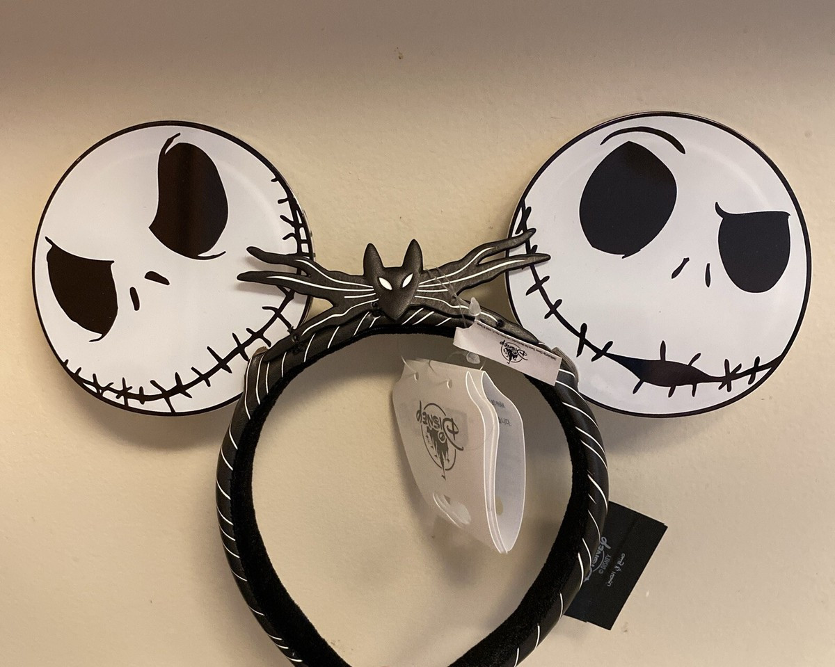 Disney Nightmare Before Christmas Jack Skellington Bat Minnie Ears Headband NEW!  | eBay | eBay US