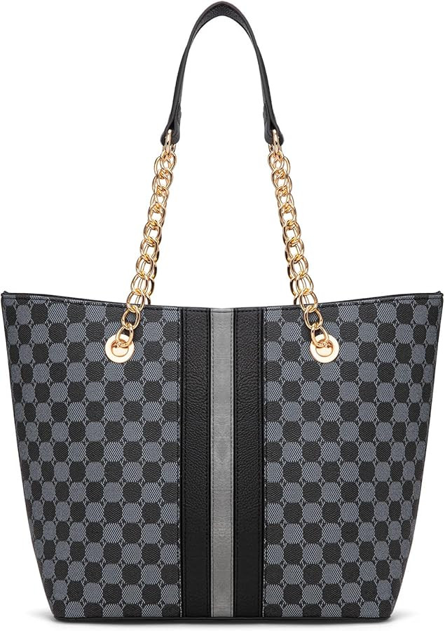 Montana West Tote Bag for Women Chain Top-handle Handbags | Amazon (US)