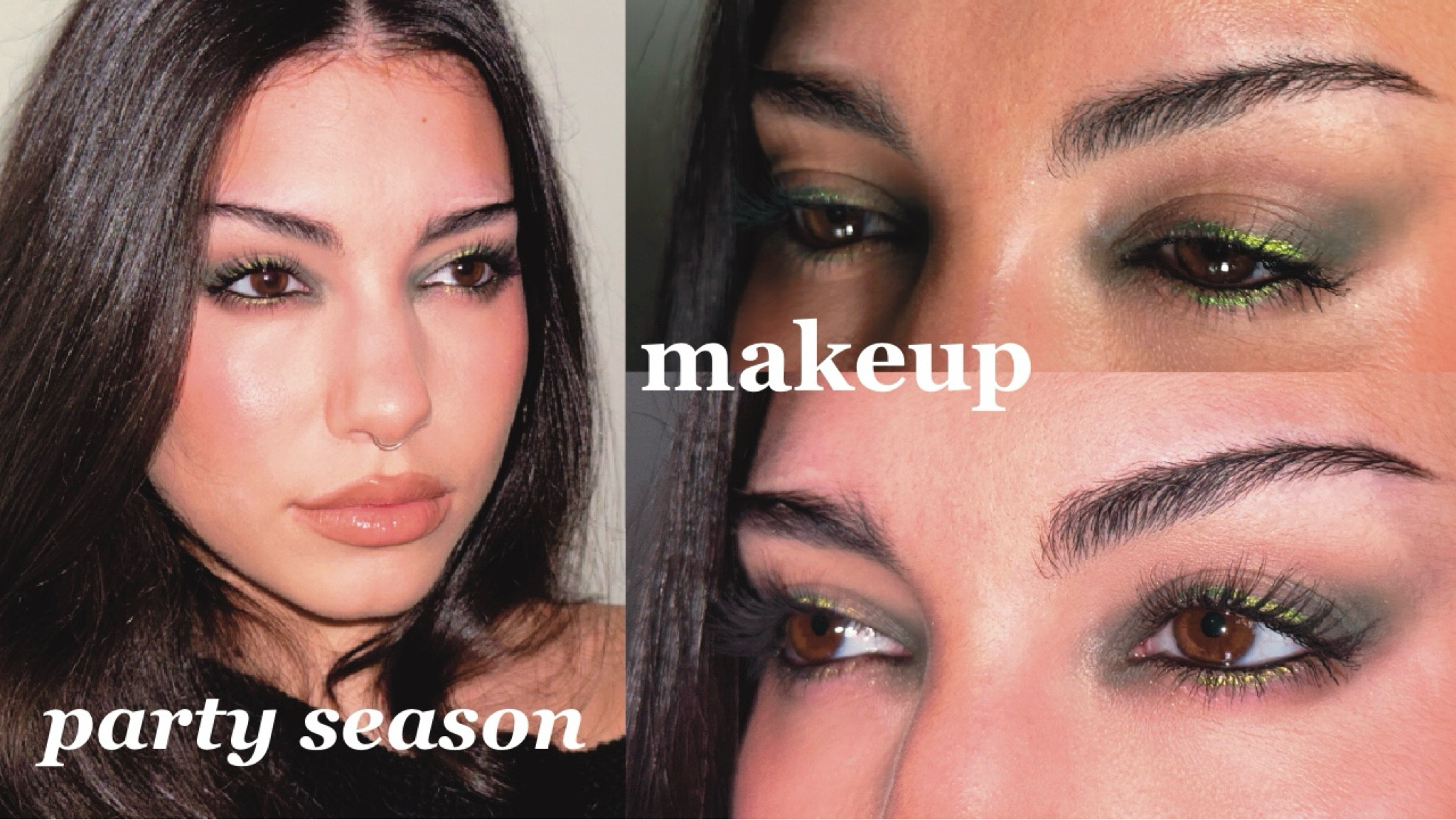 YT: christmas makeup tutorial with tips