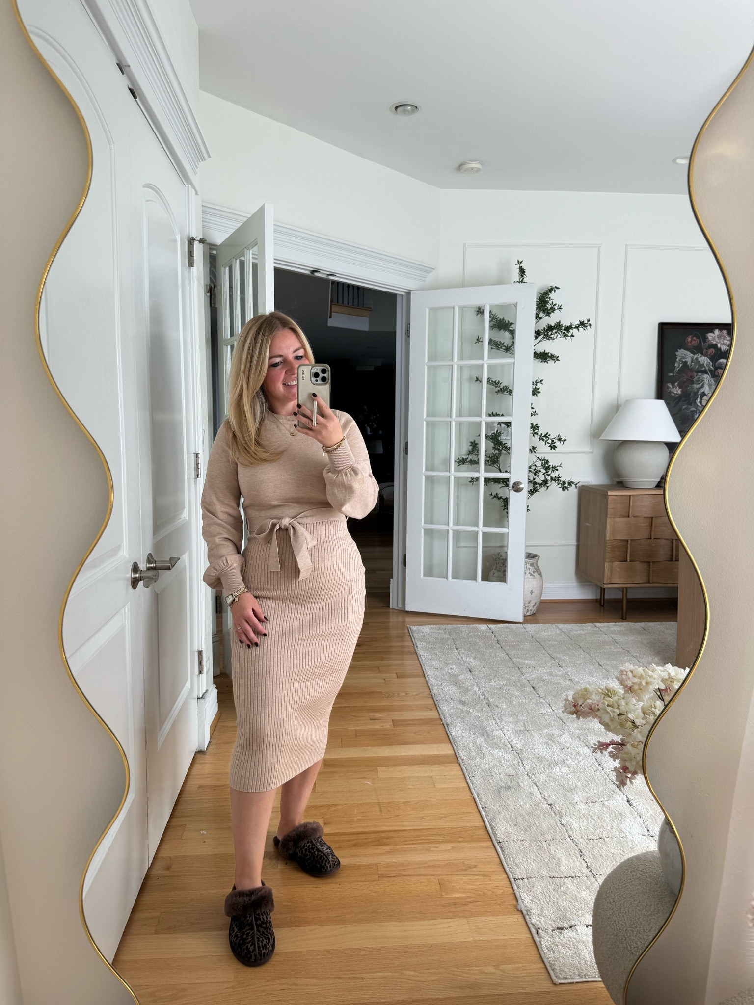 Perfect sweater dress for the Holiday events and gatherings! It’s from Amazon and I am wearing size small. Comes in other colors too. I am wearing my favorite spanx shape wear under too. @amazon @amazonfashion #amazonfinds #amazonfashion #amazon #founditonamazon #sweaterdress 

#LTKGiftGuide #LTKWorkwear #LTKMidsize