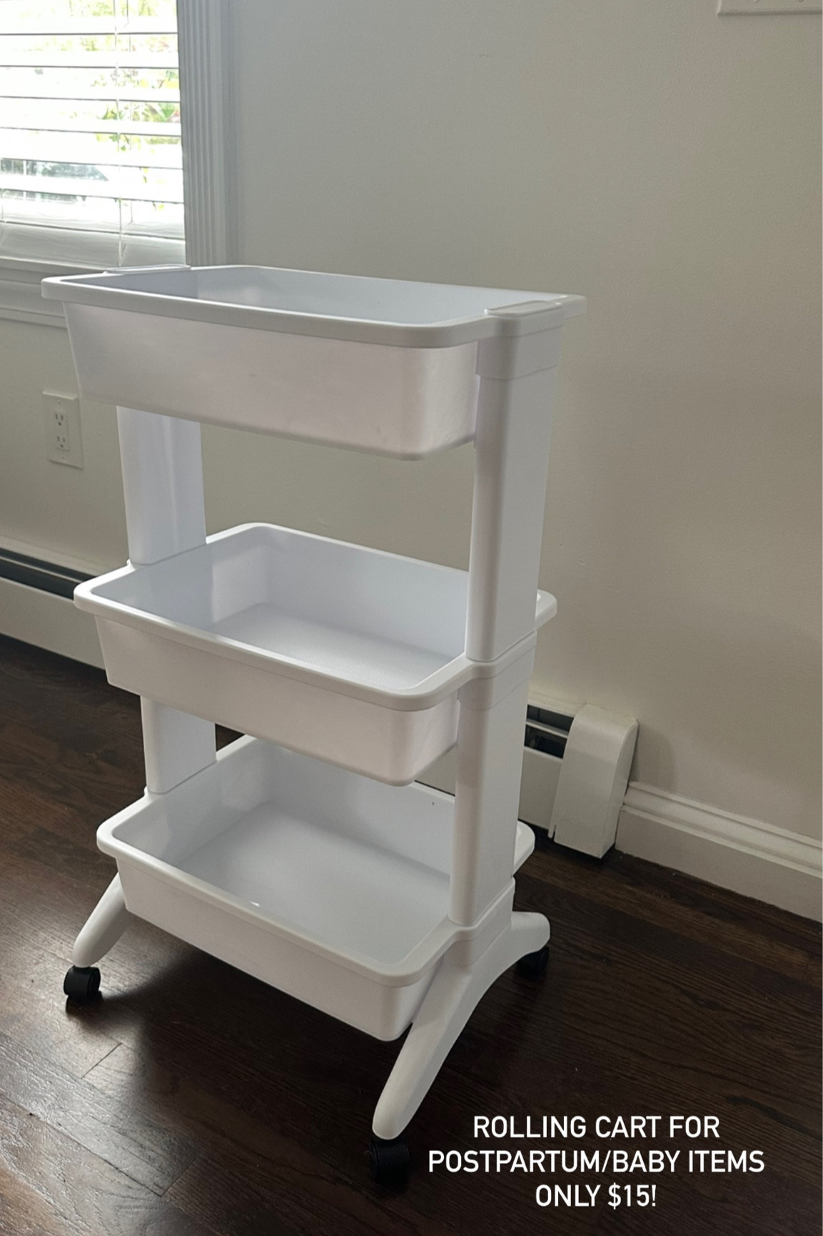 3 Tier Utility Cart White - Brightroom™