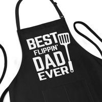 Best Flippin Dad Ever Apron, Gift, Father Day Funny Bbq Grill Aprons, Gift For Daddy | Etsy (US)