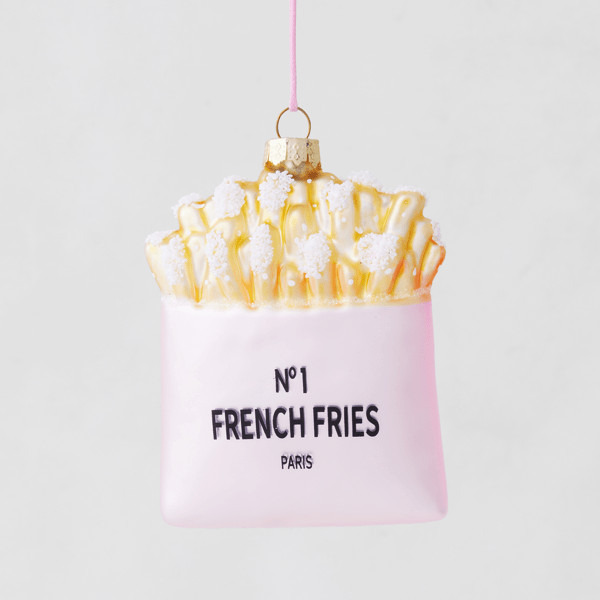 Pink French Fries Ornament | Z Gallerie