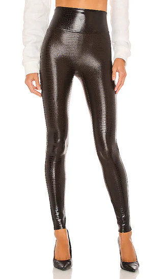 Faux Leather Croc Leggings | Revolve Clothing (Global)