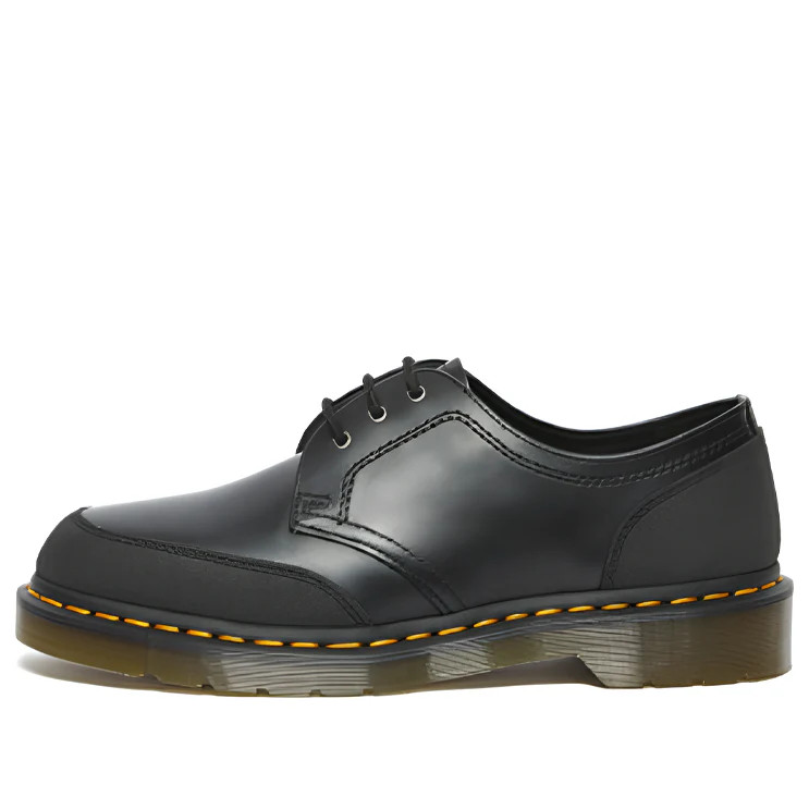 Dr. Martens 1461 Guard Panel Leather Shoes 'Black' | KICKS CREW