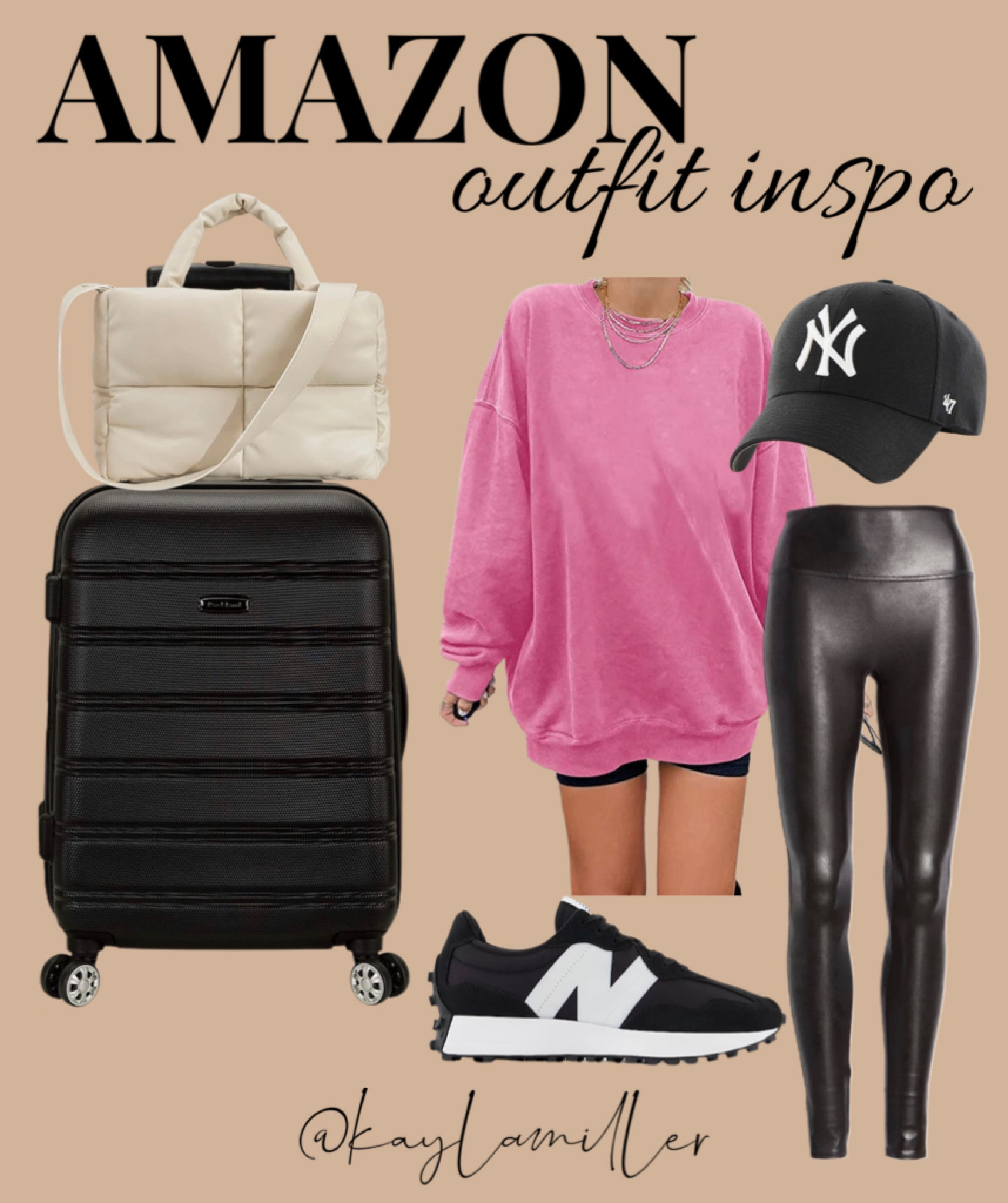 Amazon outfit inspo 🖤

Travel outfit
Leggings
Oversized sweatshirt
Luggage

#LTKunder50 #LTKstyletip #LTKSeasonal