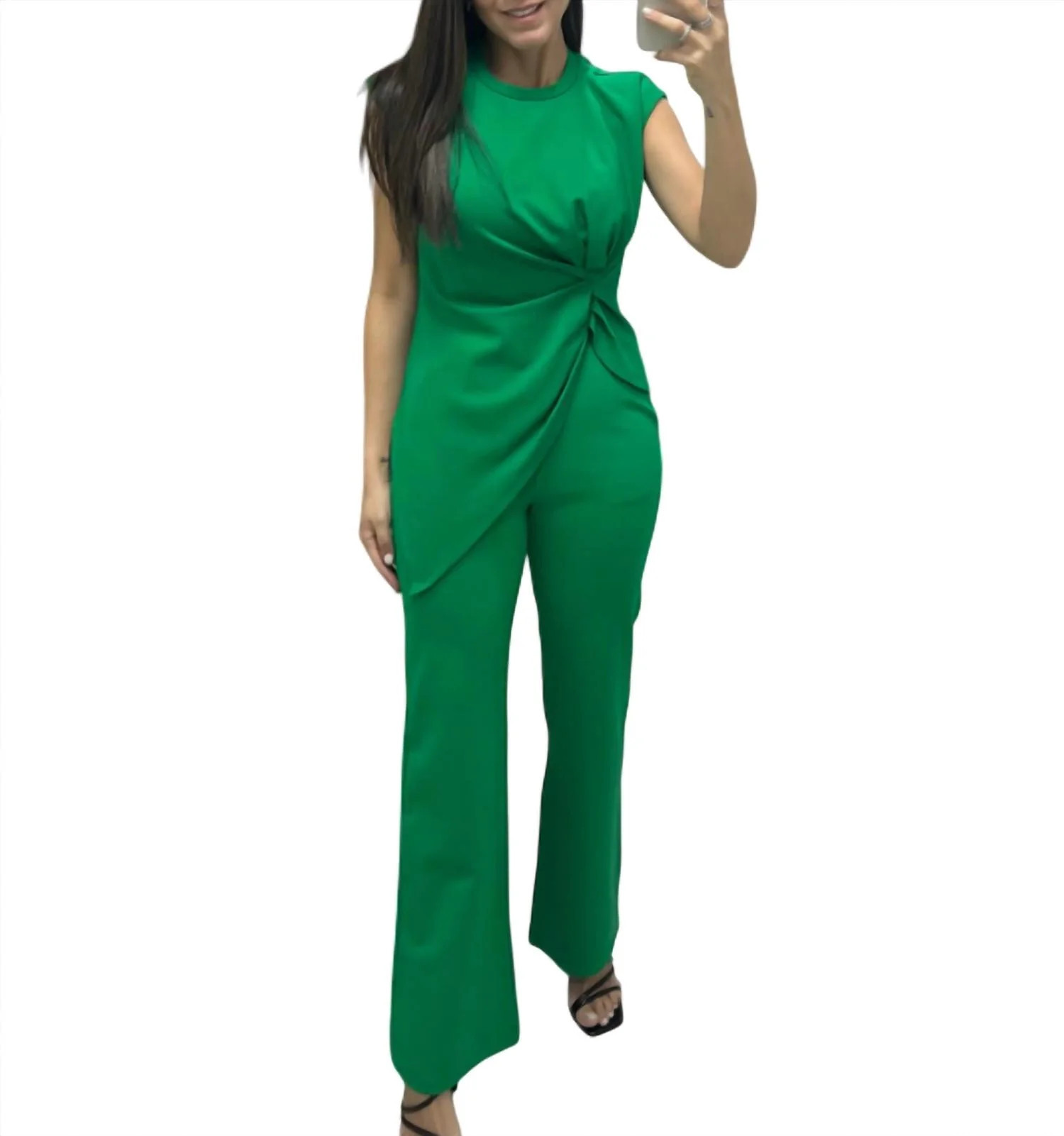 Esmeralda Pant Set In Green | Shop Simon