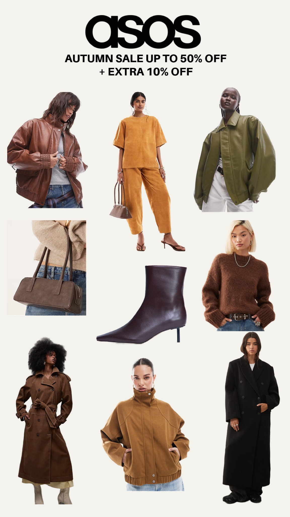 ASOS Autumn sale up to 50% off + an extra 10% off 