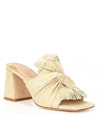 x Jennifer Sumko Palmetto Raffia Mules | Dillard's