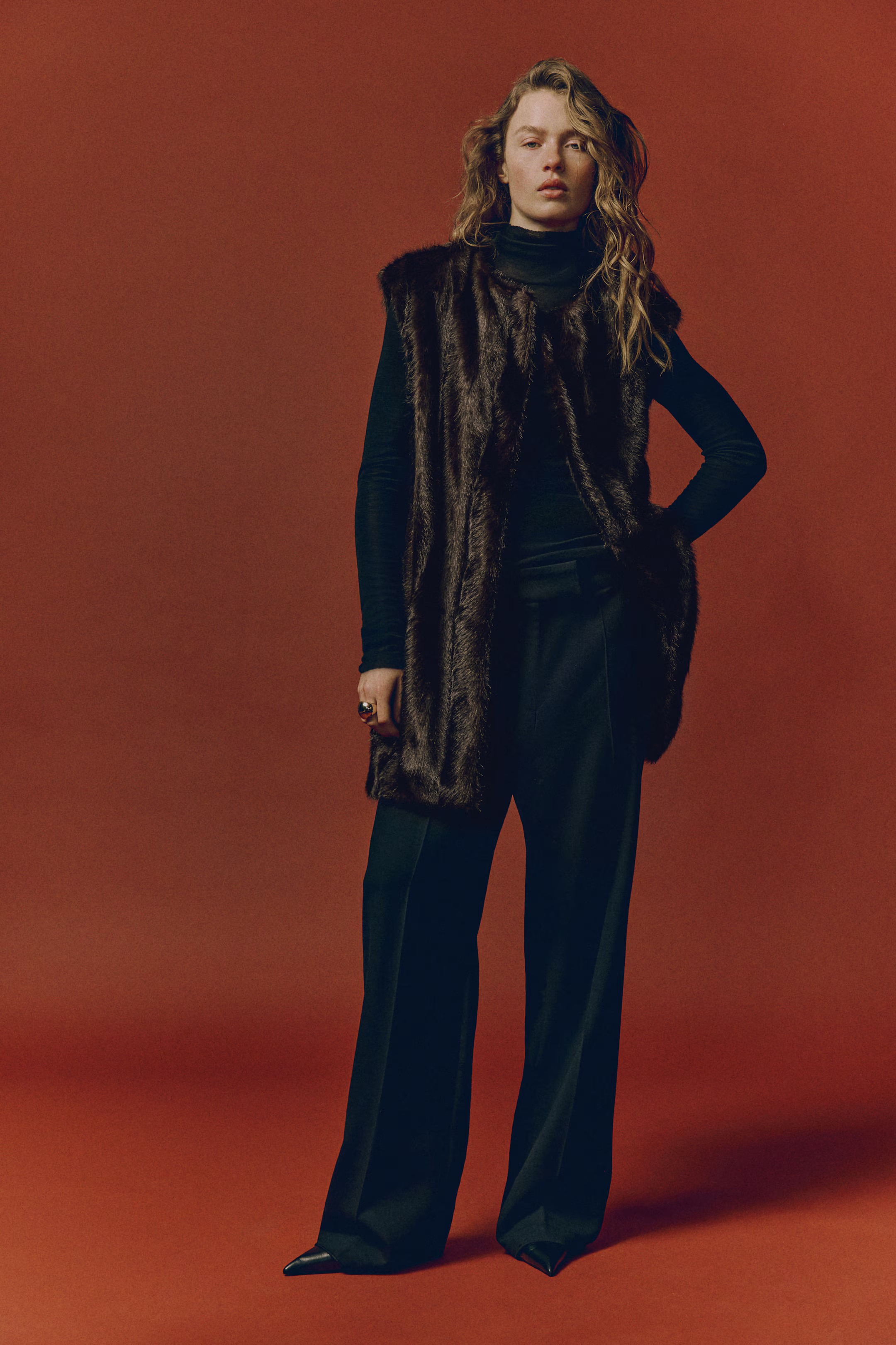 Tie-Belt Vest - Dark brown - Ladies | H&M US | H&M (US + CA)