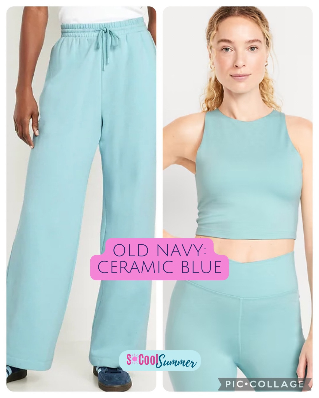 “Ceramic Blue” at Old Navy.  Watch for more pieces in this color.

#LTKFitness #LTKActive #LTKSaleAlert