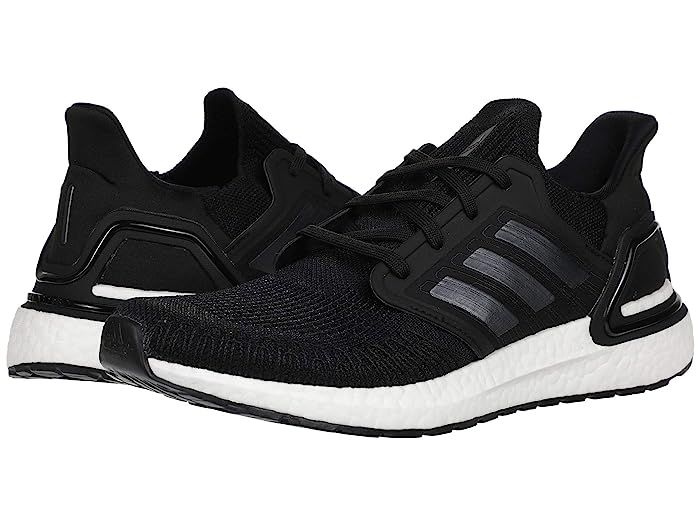 adidas Running Ultraboost 20 (Core Black/Night Metallic/Footwear White) Men's Running Shoes | Zappos