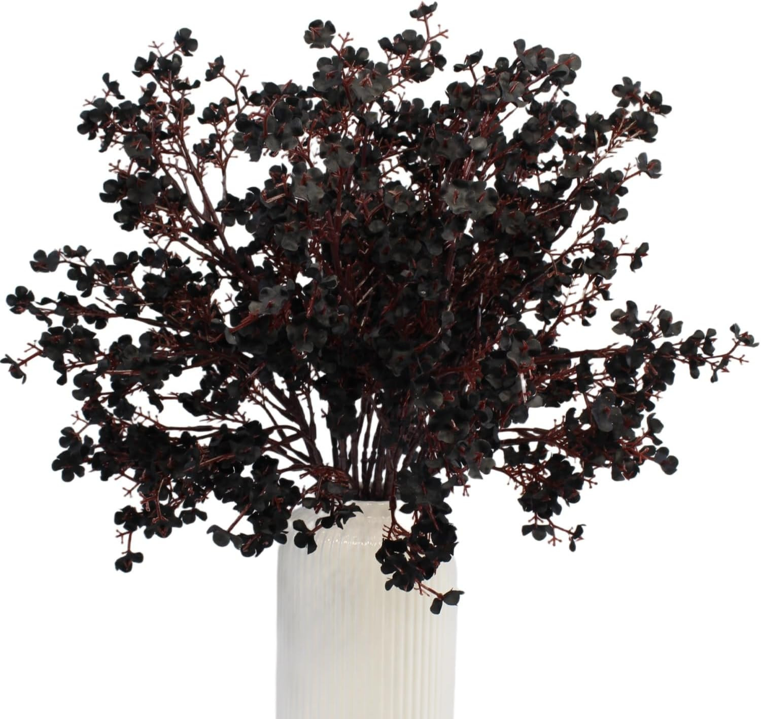 DoubleWood Artificial Black Flowers, 10 Pcs Fake Baby's Breath, Black Gypsophila Faux Flowers for... | Amazon (US)