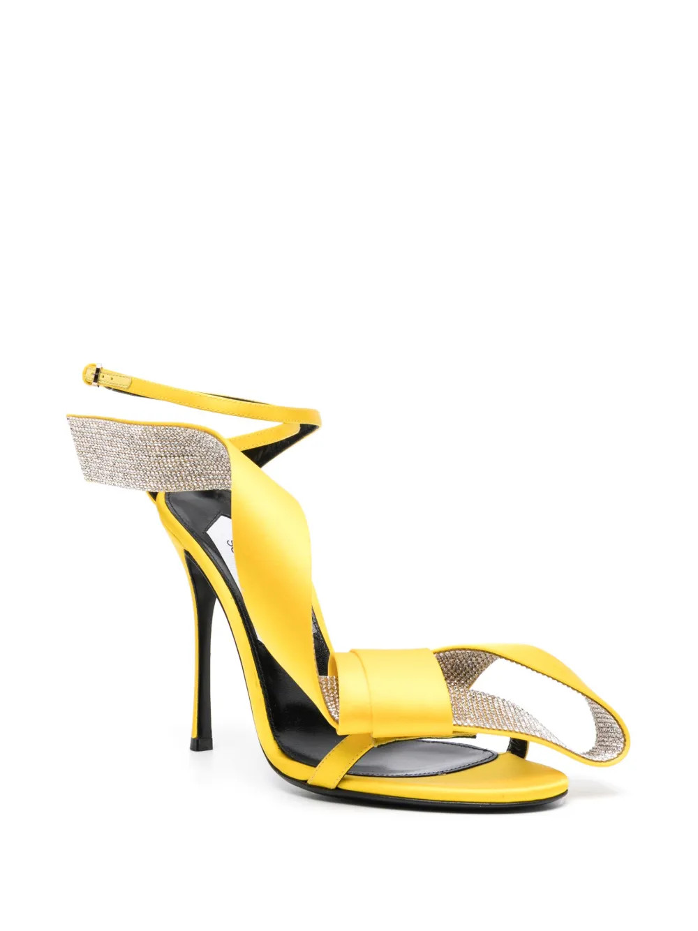 Sergio Rossi Sandália Marquise De Couro - Farfetch | Farfetch Global
