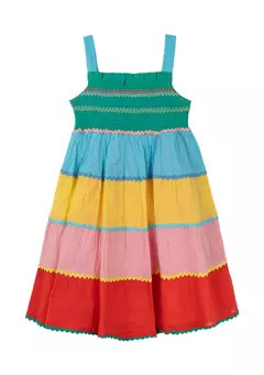 Rare Editions Girls 7-16 Sleeveless Smocked Front Color Blocked Dress | Belk