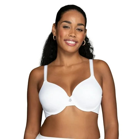 Vanity Fair Radiant Women's Underwire Bra - Back and Side Smoothing, Full Coverage T-Shirt Bra, Style 3476326 | Walmart (US)