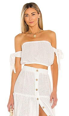 eberjey Andy Portola Blouse in Ecru from Revolve.com | Revolve Clothing (Global)