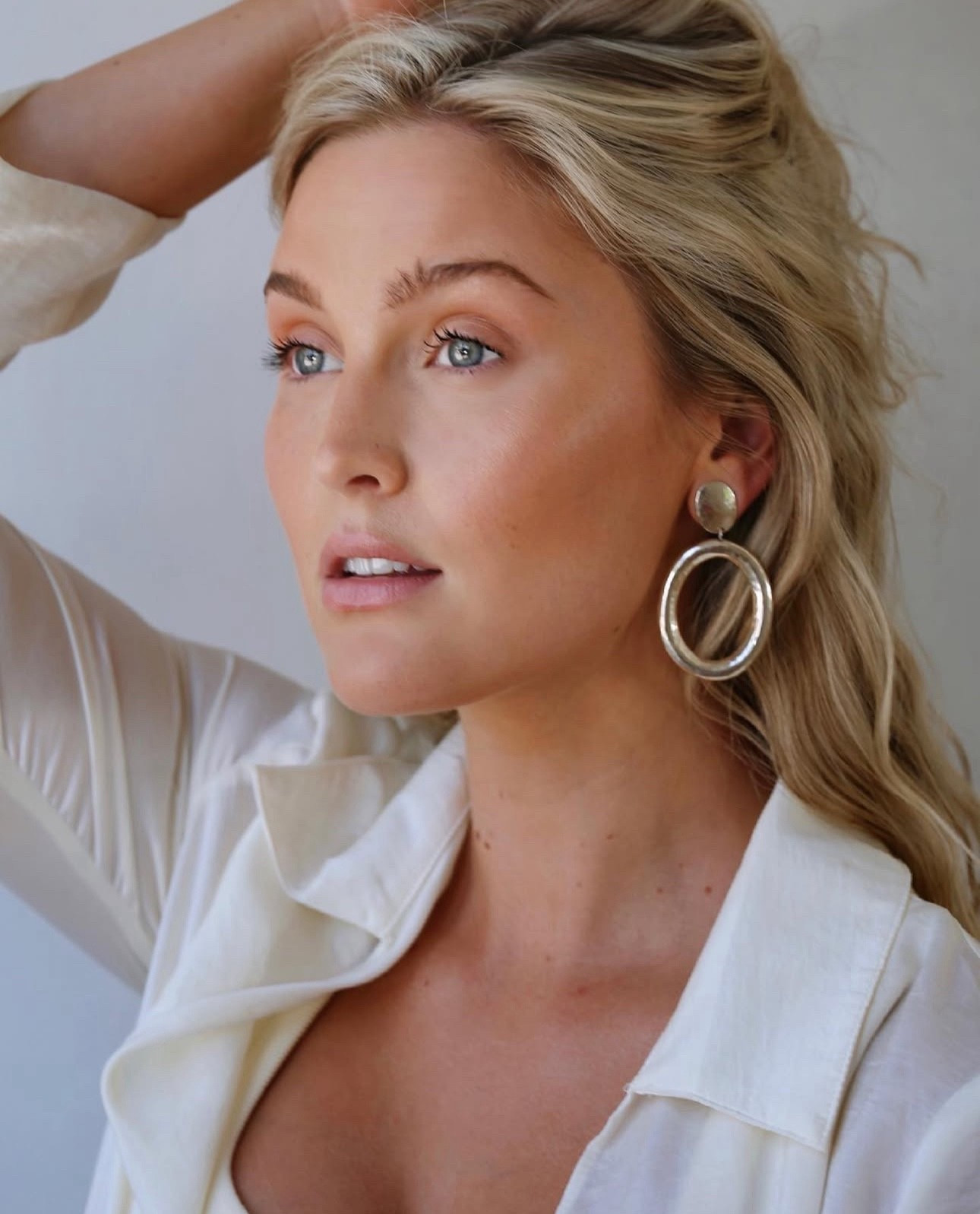 Still in this makeup artist game. For a natural look like I put on Jordan, you need a beautiful light to medium coverage foundation. I used Charlotte Tilbury Beautiful Skin Foundation. What makes it glow underneath is the Hollywood Flawless Filter. Keep the lips matte and smooth so that the skin can really glow. I only used a lip liner smudged all the way over the lip.  A great bronzer like Airbrush Flawless will give a sculptured look without looking harsh. Pop on a structured brow with an Anastasia Beverly Hills pencil and swipe on a few coats of a good mascara. Everything I use is cruelty free, and linked for you below!

#LTKHoliday #LTKBeauty #LTKGiftGuide