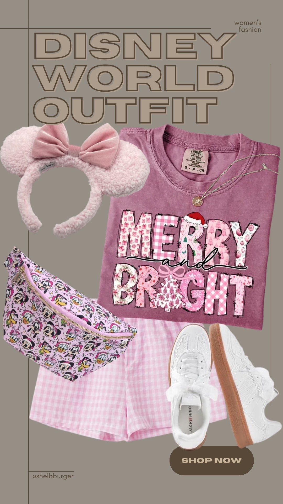 Pink merry and bright Mickey and friends Disney World Christmas outfit for vacation 

#LTKCyberWeek #LTKHoliday #LTKTravel