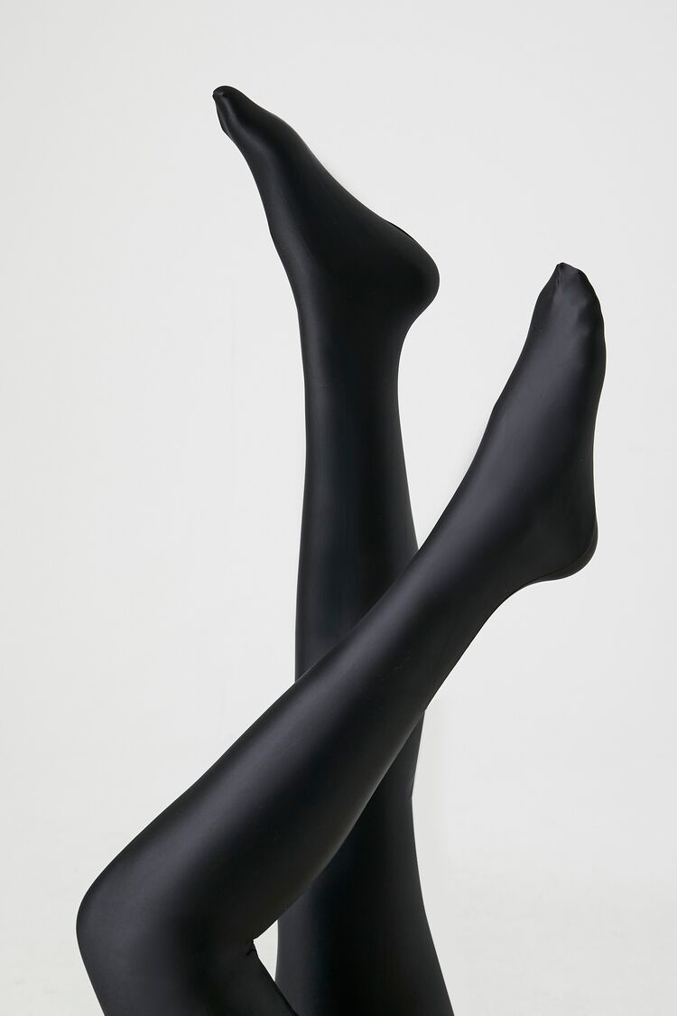 High-Shine Opaque Tights | Forever 21 (US)