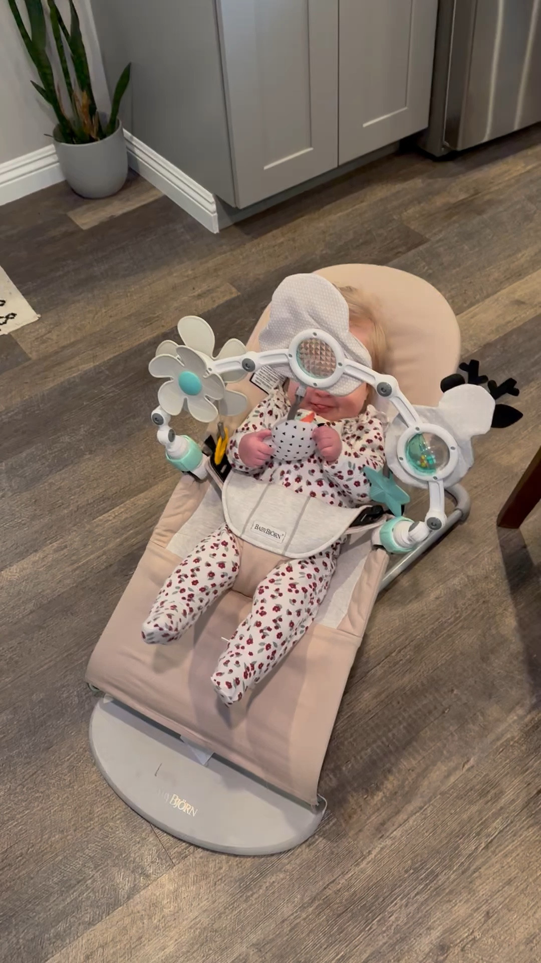 Her absolute favorite toy bar that has kept her entertained in her baby bjorn bouncer since day one and she’s almost 6 months now! #amazon #babybouncer #baby 

#LTKFind #LTKbump #LTKbaby
