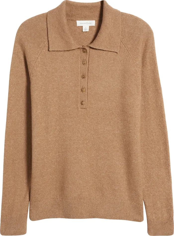 Treasure & Bond Cotton Blend Polo Sweater | Nordstrom | Nordstrom