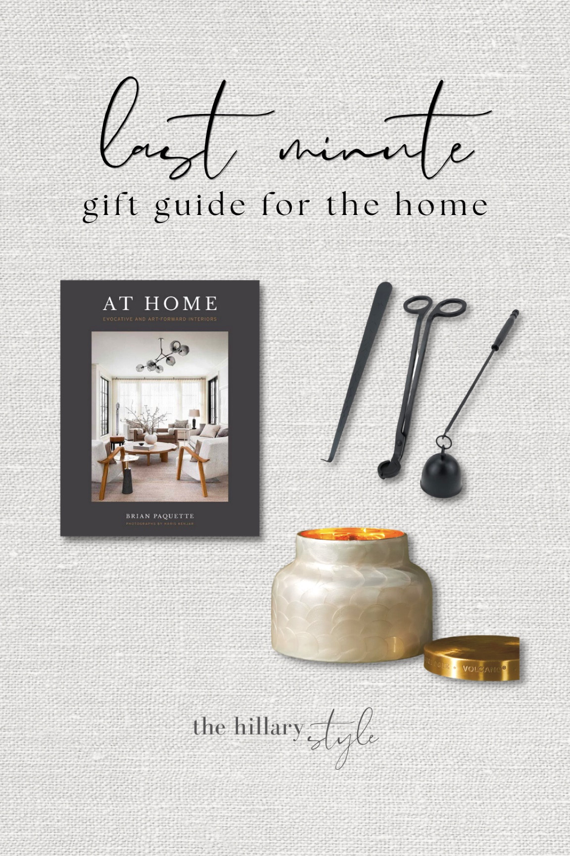 Last minute gift guide for the home!

Coffee table book. Sick trimmer set. Candle. Amazon. Anthropologie. 

#LTKHoliday #LTKhome #LTKGiftGuide