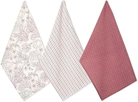 Folkulture Kitchen Towels or Tea Towels for Kitchen Decorations, 18 X 28 Inches Set of 3 Cute Dish T | Amazon (US)