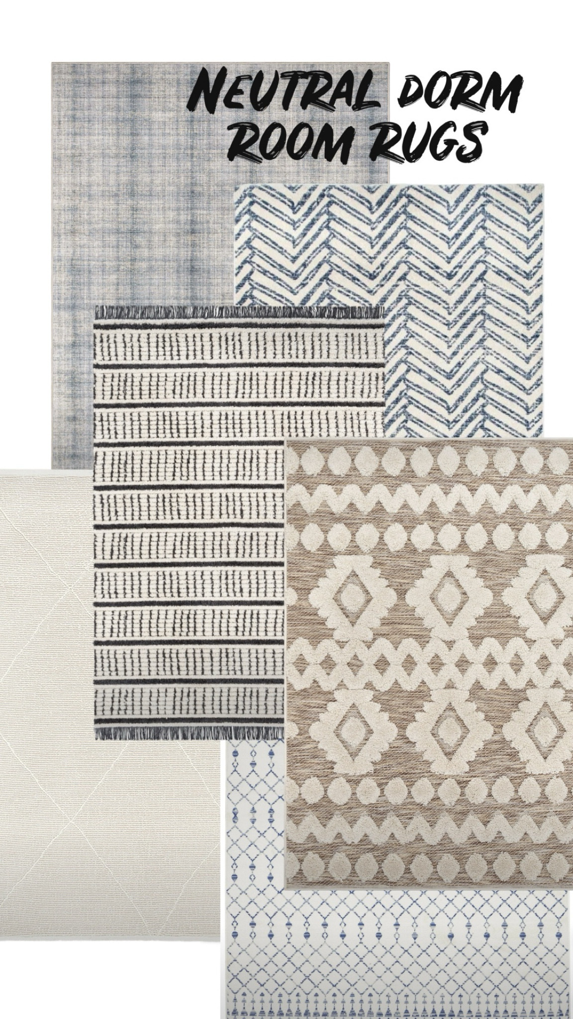 Affordable neutral rugs…perfect for dorms! 

@walmart #walmartpartner 

#LTKHome #LTKFindsUnder100 #LTKBacktoSchool