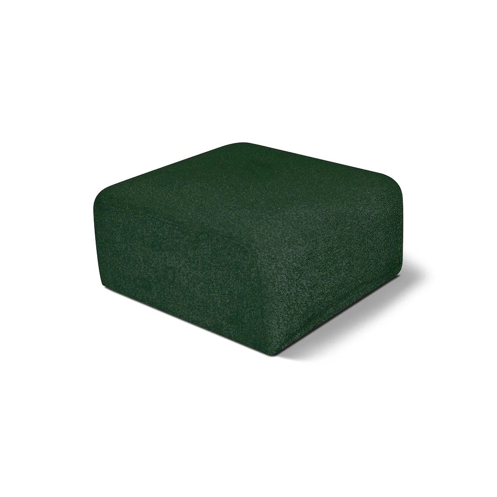 Meridian Arc Green Boucle Fabric Ottoman one_size | 102GREEN-OTT | Lowe's