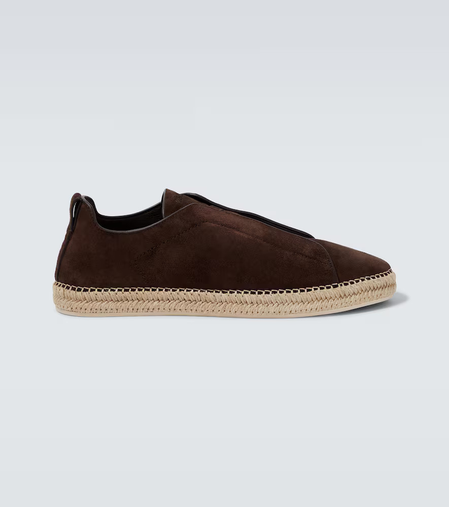 Zegna Triple Stitch suede espadrilles | Mytheresa (US/CA)
