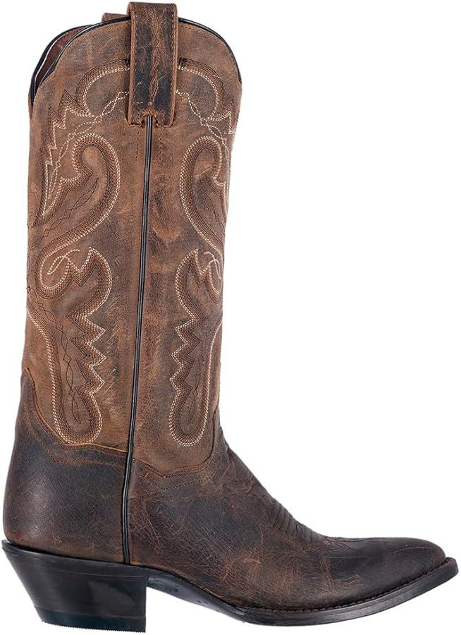 Dan Post Womens Marla Round Toe Casual Boots Mid Calf Low Heel 1-2" - Brown | Amazon (US)