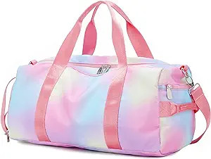 Weekender Duffel Sport Gym Bag Women Girls Travel duffle Bags with Shoe Compartment Wet Pocket (R... | Amazon (US)