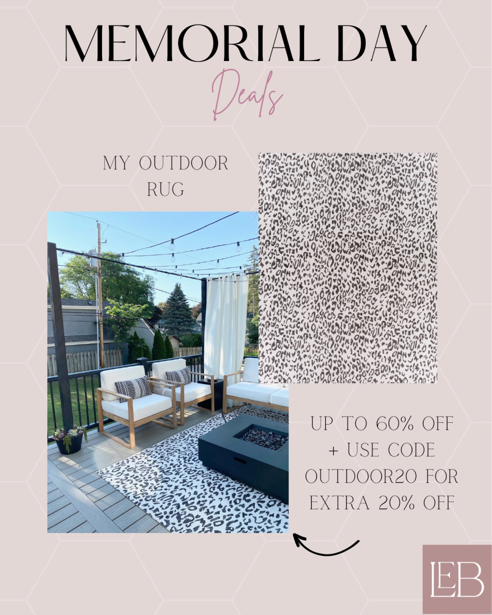 Shop Memorial Day sales in my home! 

Memorial Day, outdoor, rug, outdoor patio, sale

#LTKhome #LTKsalealert #LTKFind