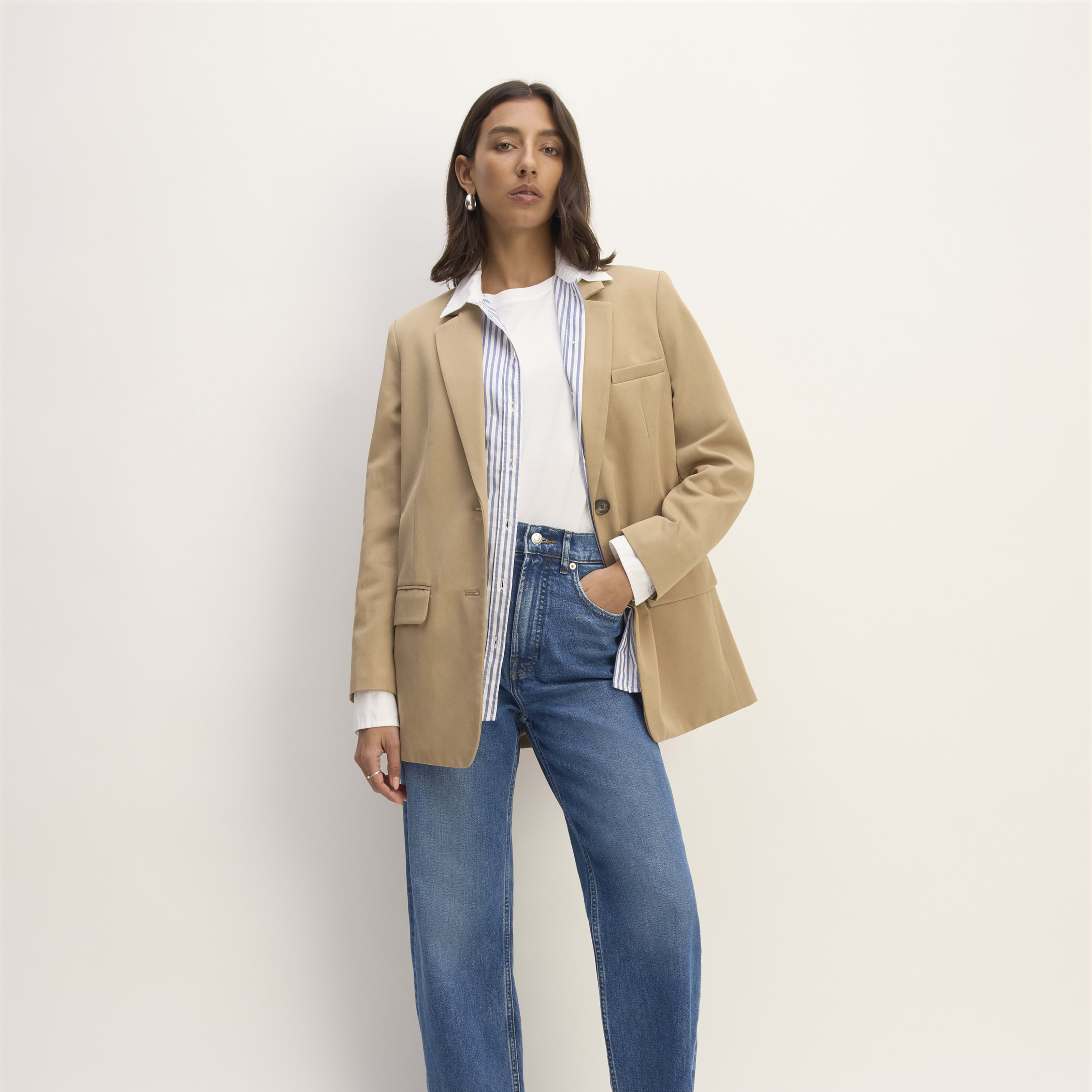 Women's Way-High� Jean by Everlane in Mid Indigo, Size 35 | Everlane