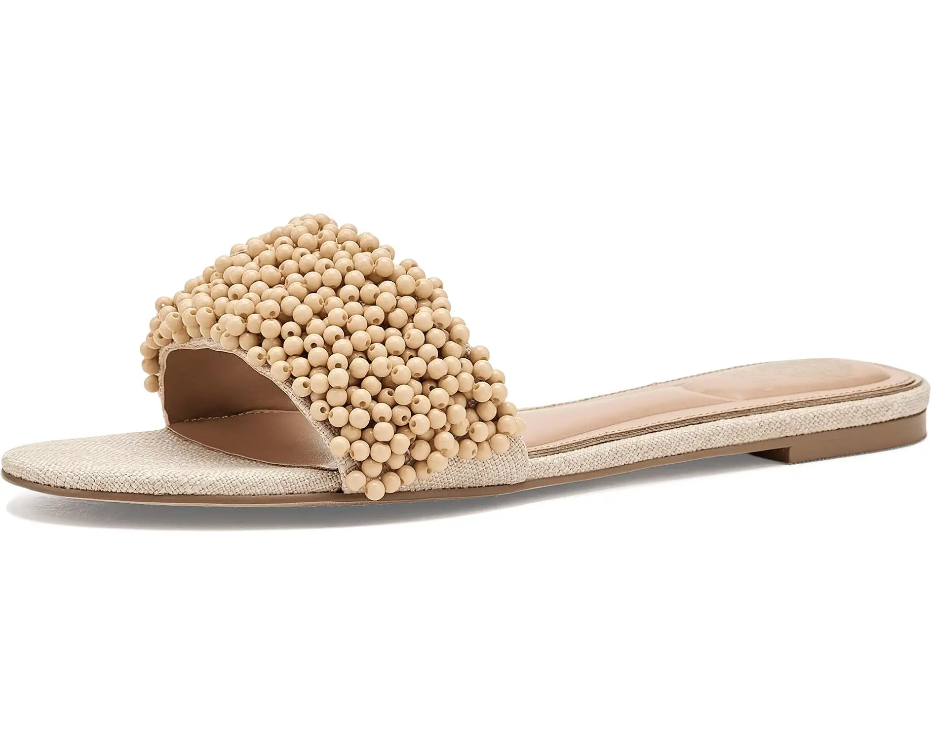 Women's Vince Camuto Balea Beaded Band Flat Sandals | Zappos.com